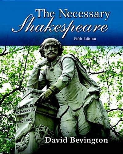 the necessary shakespeare 4th edition Kindle Editon